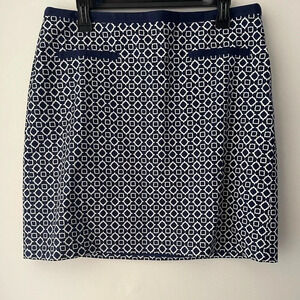 Talbots Pencil Geometric Skirt